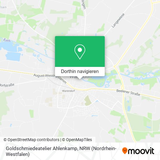 Goldschmiedeatelier Ahlenkamp Karte