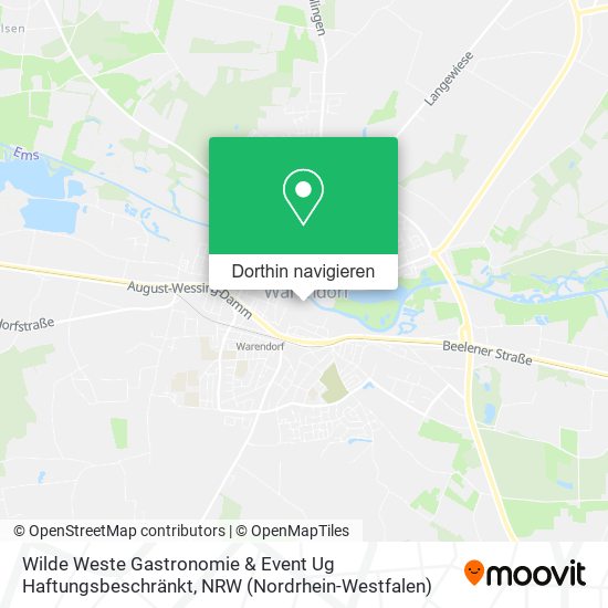 Wilde Weste Gastronomie & Event Ug Haftungsbeschränkt Karte