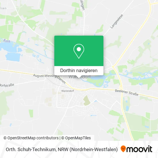 Orth. Schuh-Technikum Karte