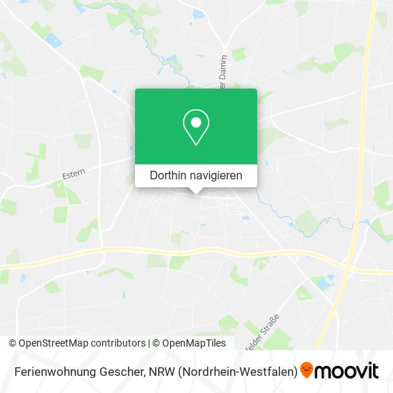 Ferienwohnung Gescher Karte