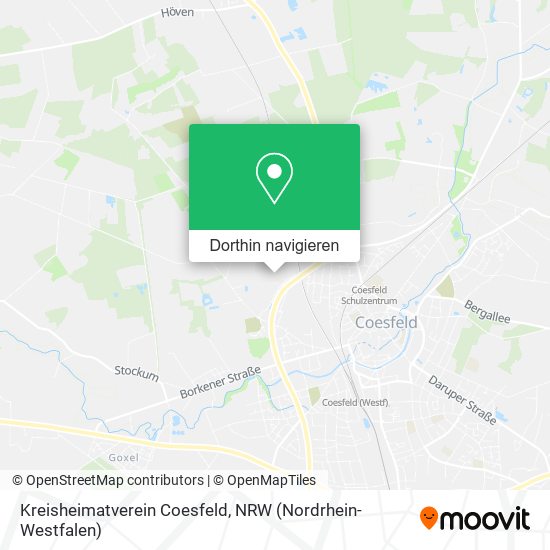 Kreisheimatverein Coesfeld Karte