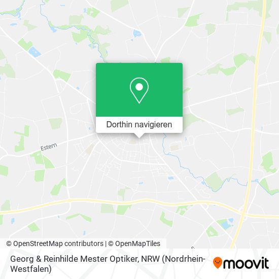 Georg & Reinhilde Mester Optiker Karte