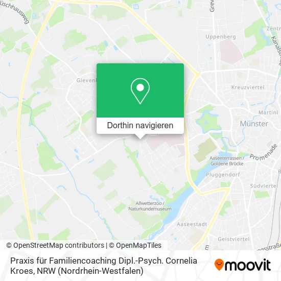 Praxis für Familiencoaching Dipl.-Psych. Cornelia Kroes Karte