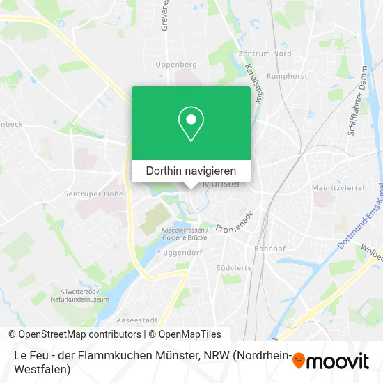 Le Feu - der Flammkuchen Münster Karte