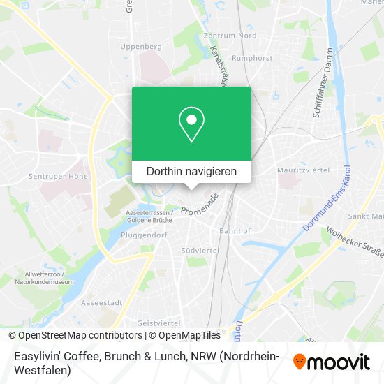 Easylivin' Coffee, Brunch & Lunch Karte
