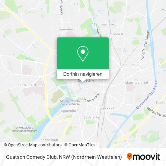 Quatsch Comedy Club Karte