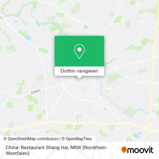 China- Restaurant Shang Hai Karte