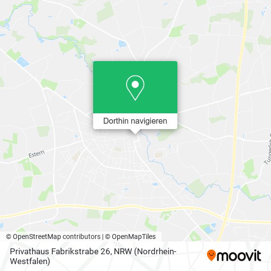 Privathaus Fabrikstrabe 26 Karte