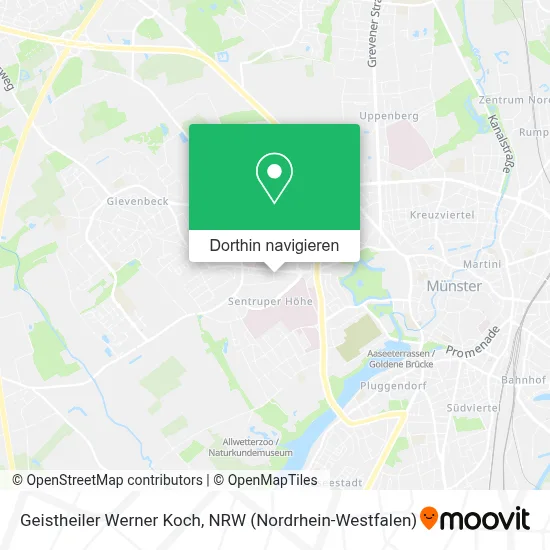 Geistheiler Werner Koch Karte