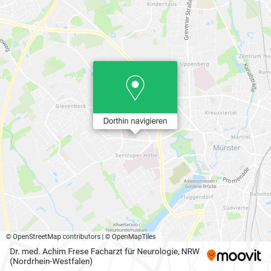 Dr. med. Achim Frese Facharzt für Neurologie Karte