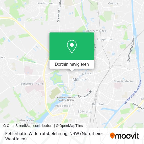 Fehlerhafte Widerrufsbelehrung Karte