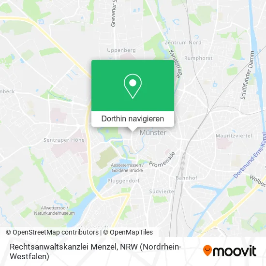 Rechtsanwaltskanzlei Menzel Karte