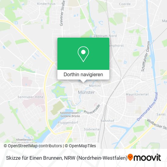 Skizze für Einen Brunnen Karte