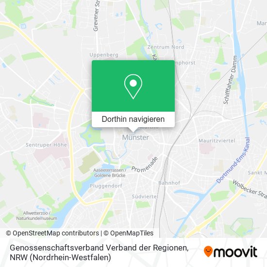 Genossenschaftsverband Verband der Regionen Karte