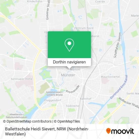 Ballettschule Heidi Sievert Karte