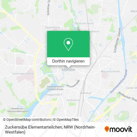 Zuckersübe Elementarteilchen Karte
