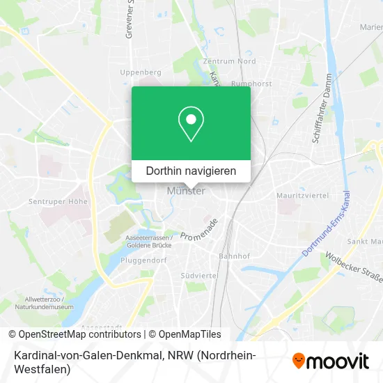 Kardinal-von-Galen-Denkmal Karte