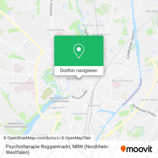 Psychotherapie Roggenmarkt Karte