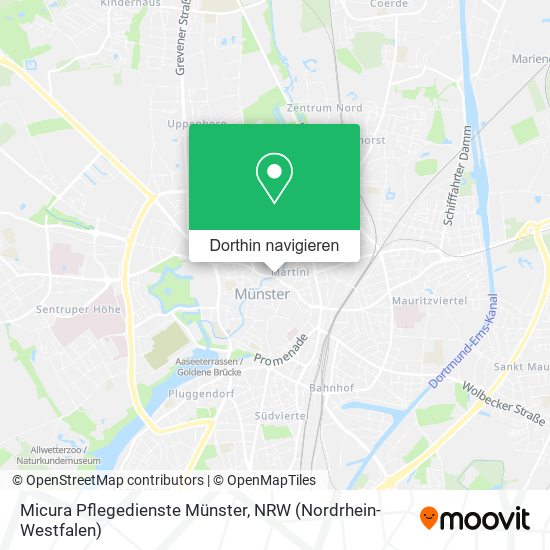 Micura Pflegedienste Münster Karte