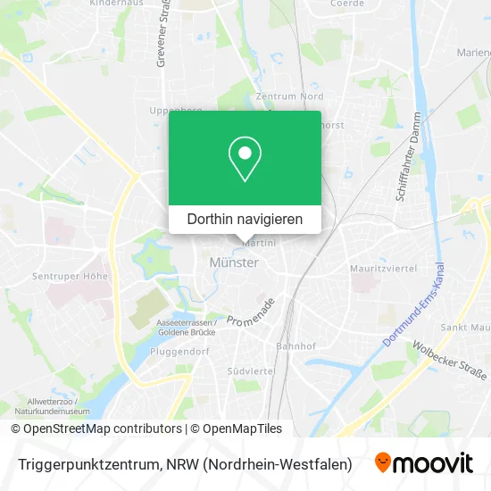 Triggerpunktzentrum Karte