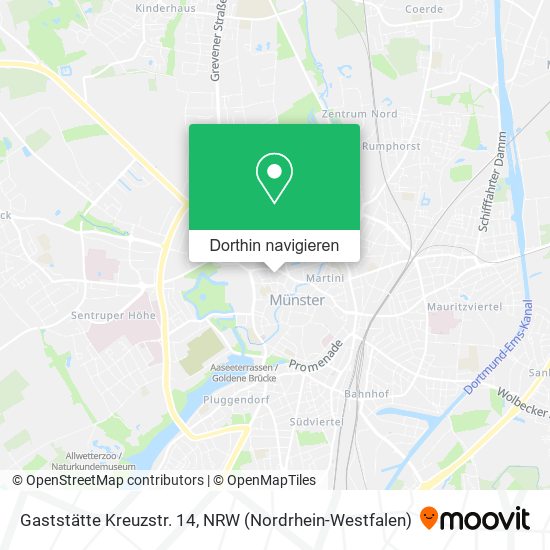 Gaststätte Kreuzstr. 14 Karte