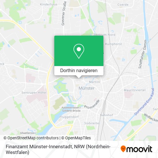 Finanzamt Münster-Innenstadt Karte