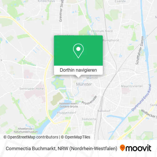 Commectia Buchmarkt Karte