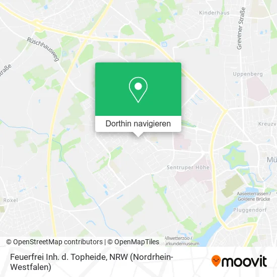 Feuerfrei Inh. d. Topheide Karte