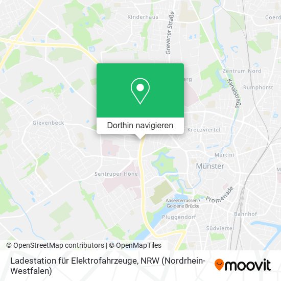 Ladestation für Elektrofahrzeuge Karte