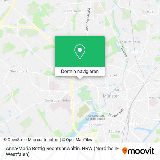 Anna-Maria Rettig Rechtsanwältin Karte