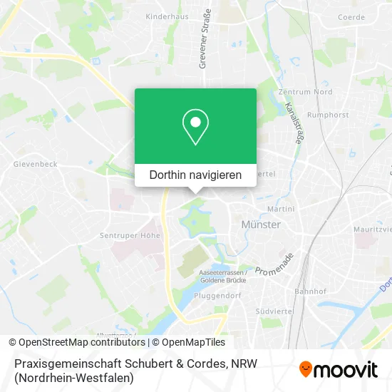 Praxisgemeinschaft Schubert & Cordes Karte