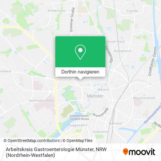 Arbeitskreis Gastroenterologie Münster Karte