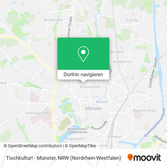 Tischkultur! - Münster Karte
