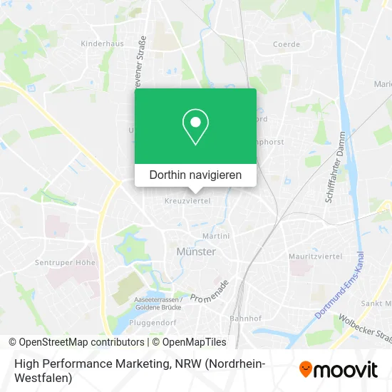 High Performance Marketing Karte