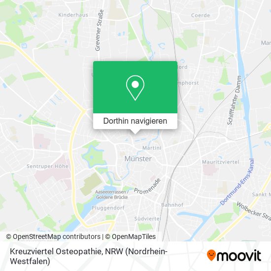 Kreuzviertel Osteopathie Karte