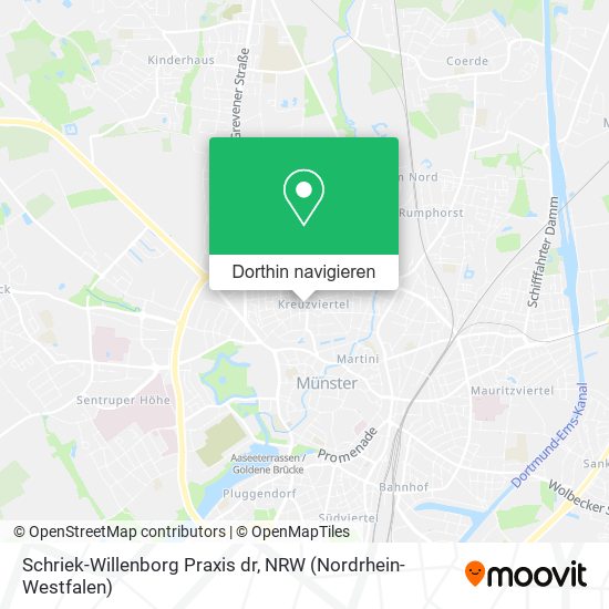 Schriek-Willenborg Praxis dr Karte