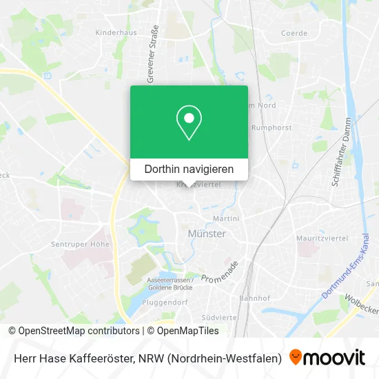 Herr Hase Kaffeeröster Karte