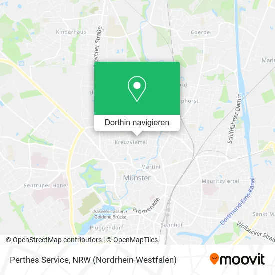 Perthes Service Karte