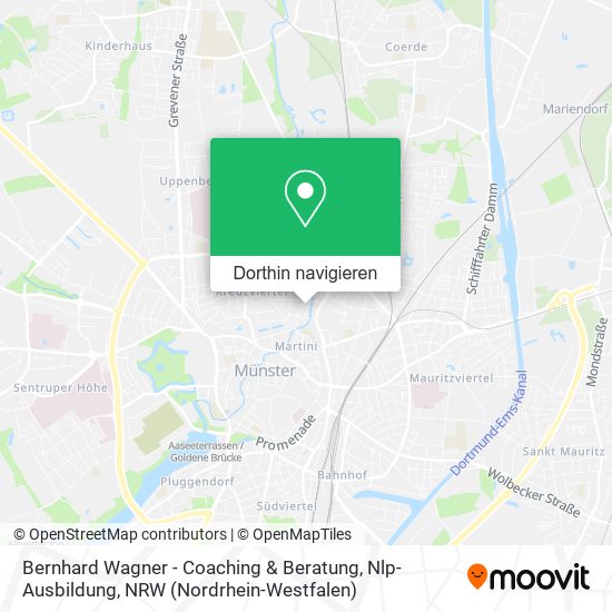 Bernhard Wagner - Coaching & Beratung, Nlp-Ausbildung Karte