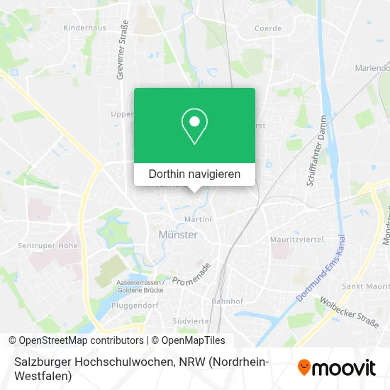 Salzburger Hochschulwochen Karte