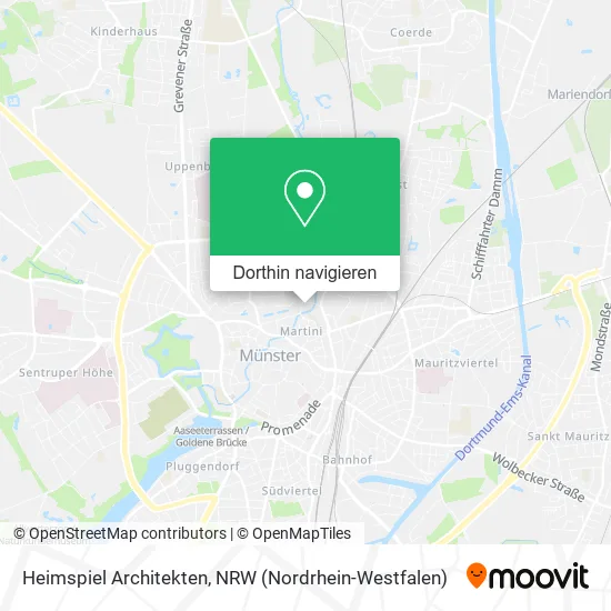 Heimspiel Architekten Karte