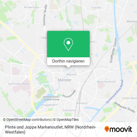 Plinte und Joppe Markenoutlet Karte
