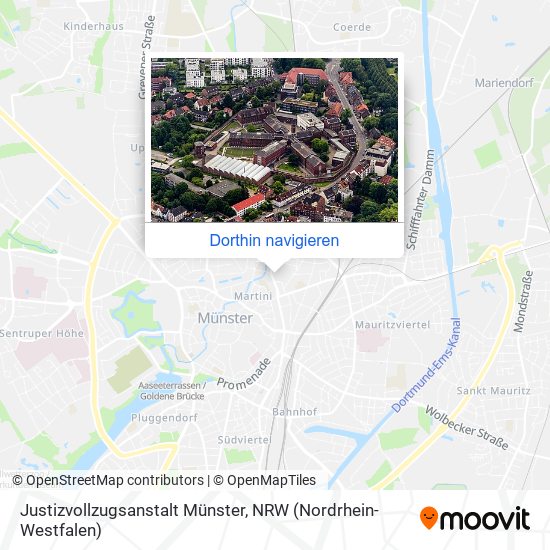 Justizvollzugsanstalt Münster Karte