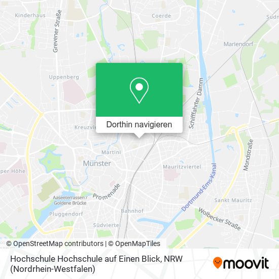Hochschule Hochschule auf Einen Blick Karte