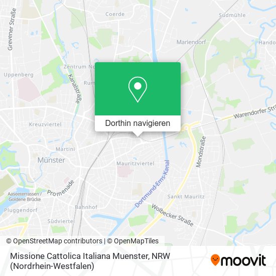 Missione Cattolica Italiana Muenster Karte