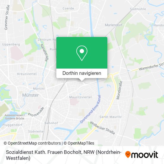 Sozialdienst Kath. Frauen Bocholt Karte