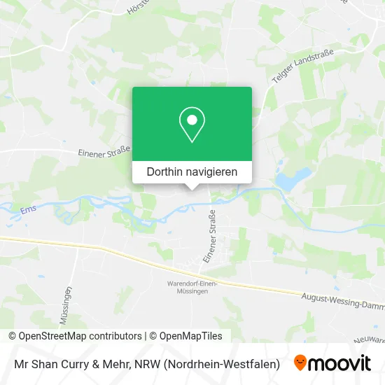 Mr Shan Curry & Mehr Karte