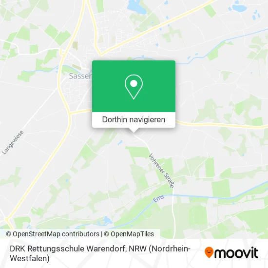 DRK Rettungsschule Warendorf Karte