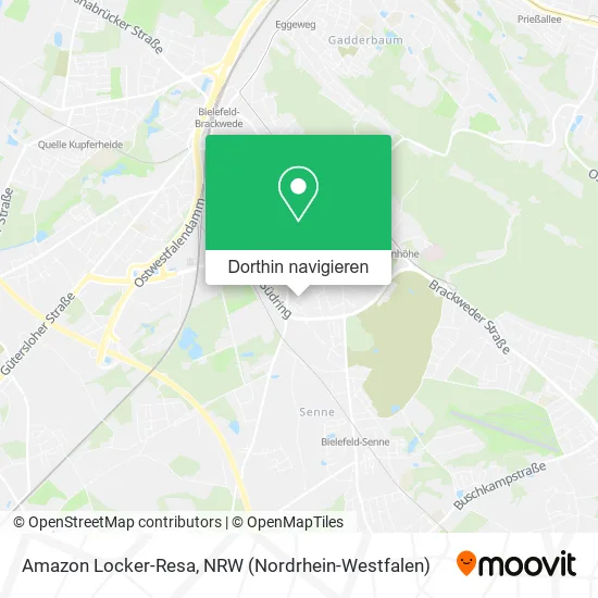 Amazon Locker-Resa Karte