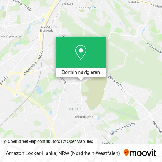 Amazon Locker-Hanka Karte